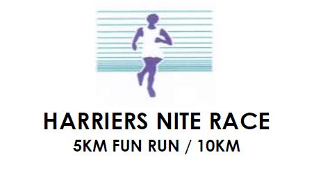 Harriers Nite Race logo