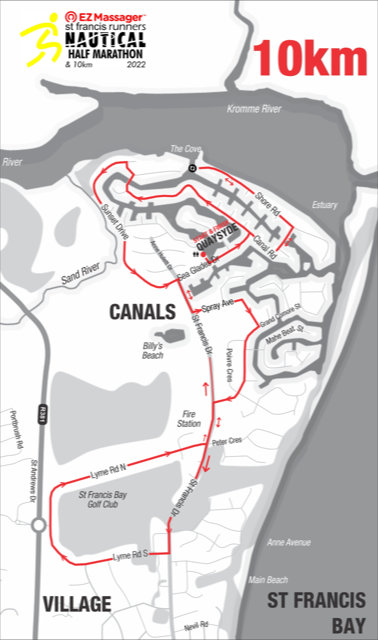 Route map — 10km Race