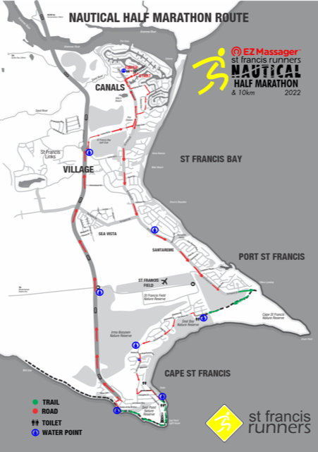 Route map — Half-Marathon
