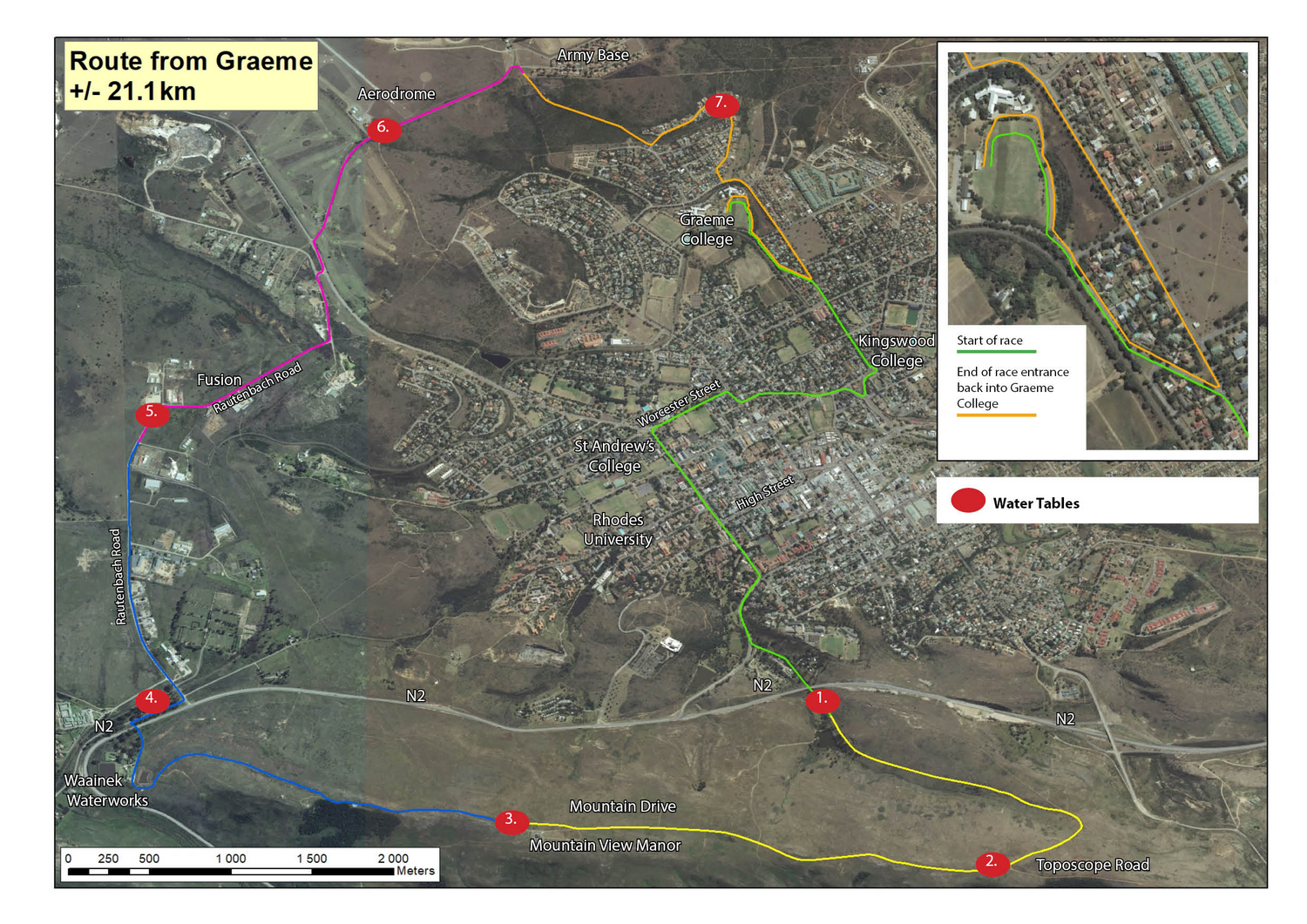 Route map — Half-Marathon
