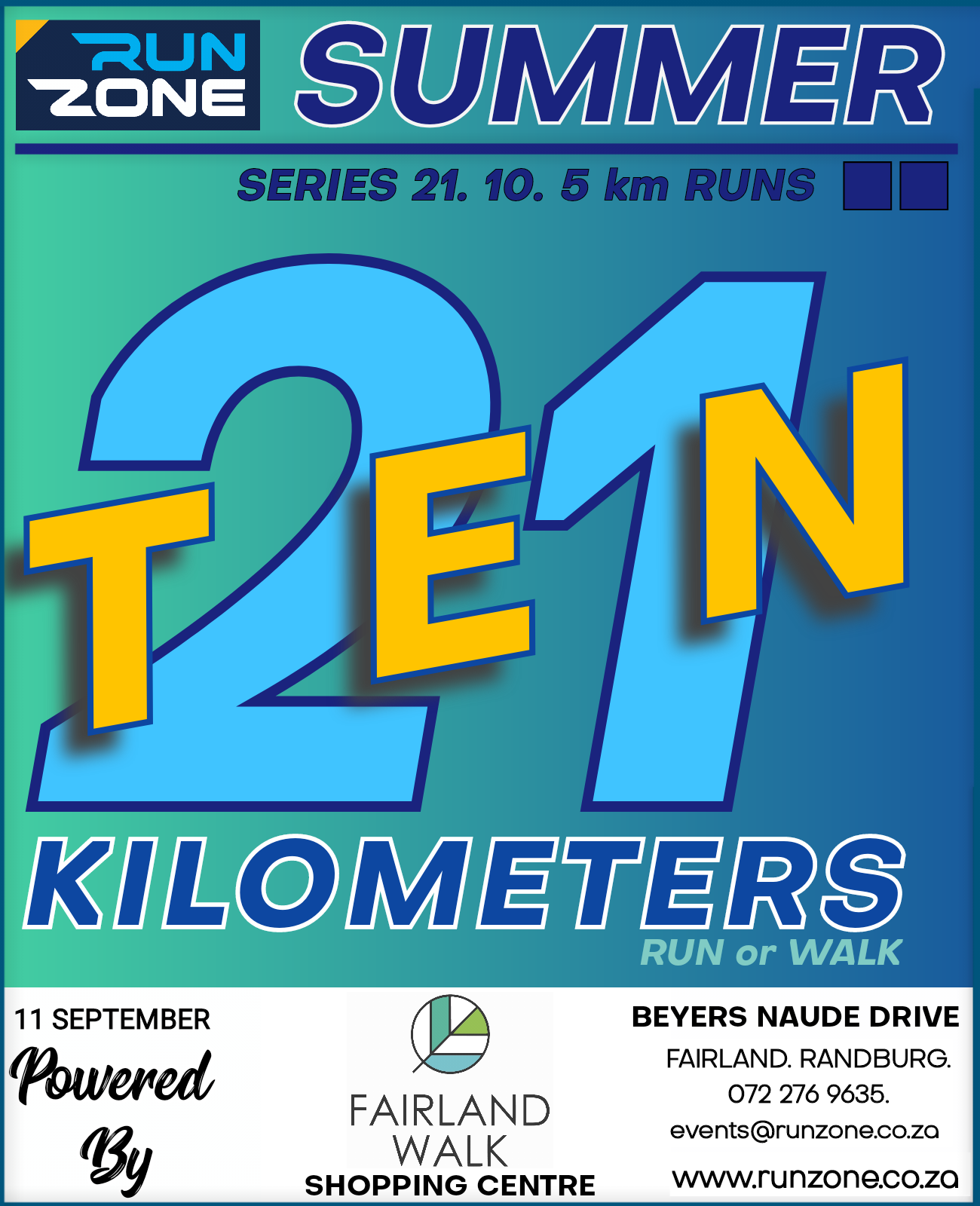 Joburg 21 10 presented by Run Zone logo