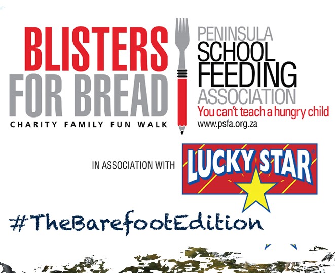 PSFA Blisters for Bread Charity Family Fun Run logo