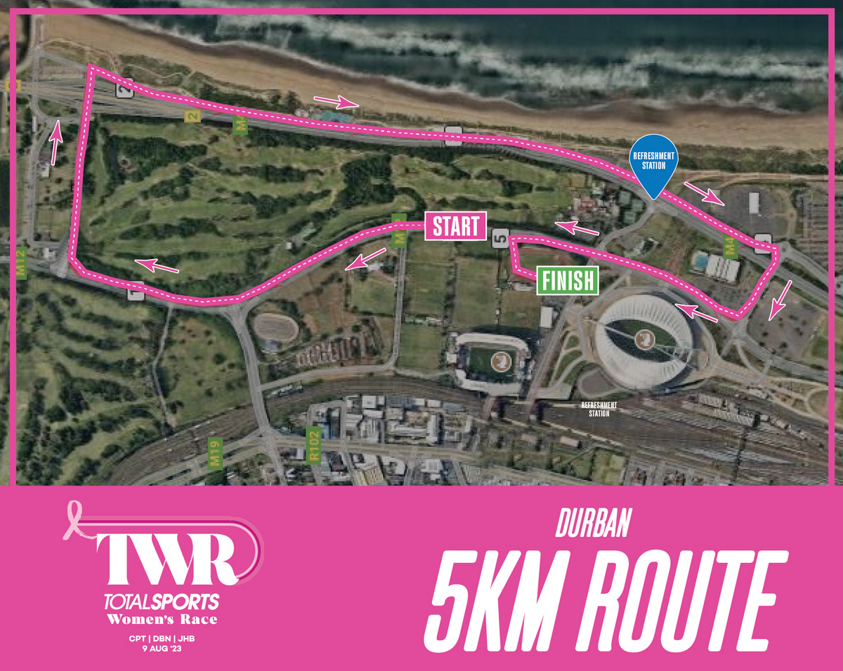 Route map — 5km Fun Run