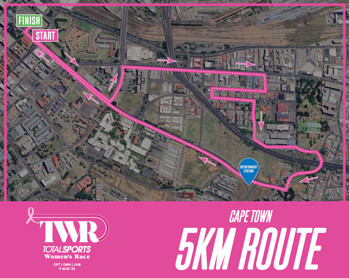 Route map — 5km Fun Run