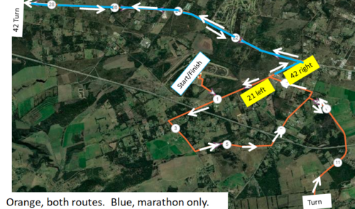 Route map — NMB 1City Marathon