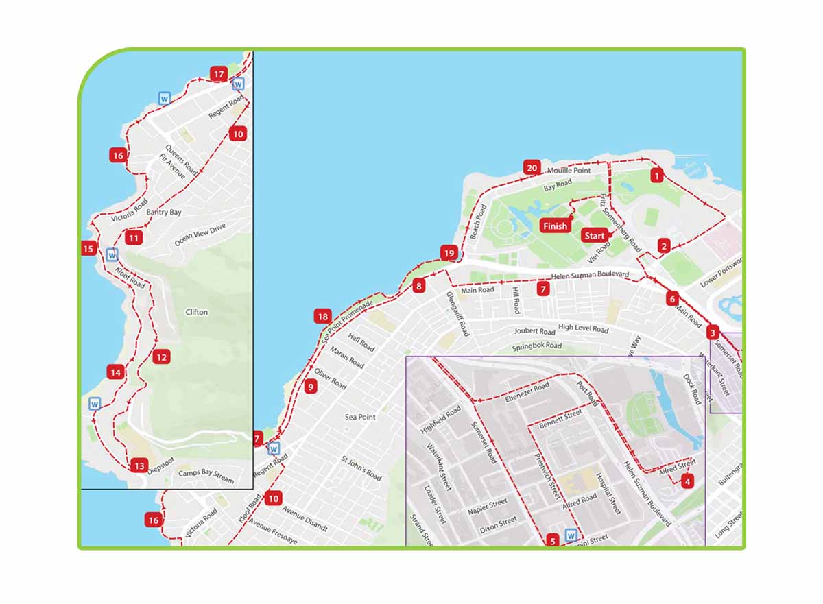Route map — Half-Marathon