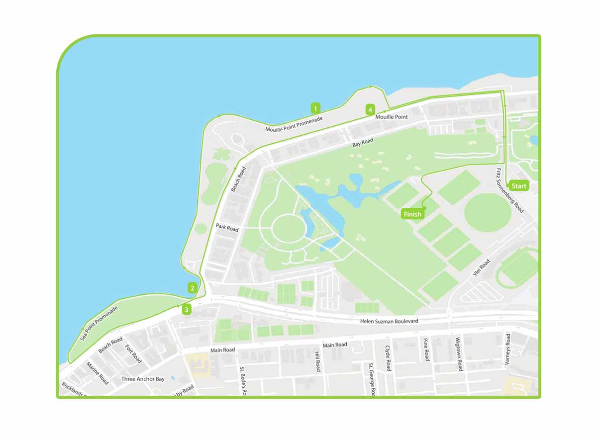 Route map — 5km Fun Run