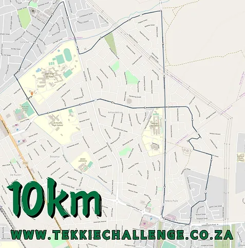 Route map — 10km Battle of the Sexes