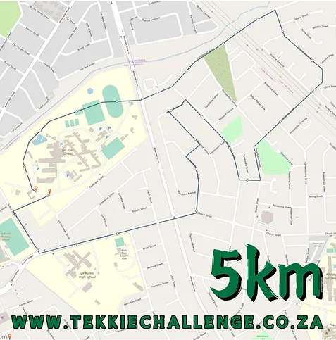 Route map — 5km Fun Run