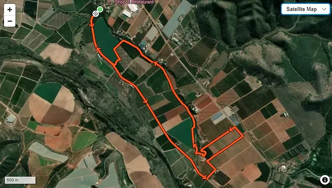 Route map — 10km Road
