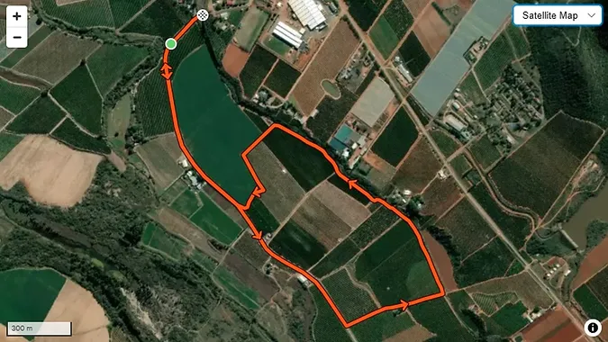 Route map — 5km Road