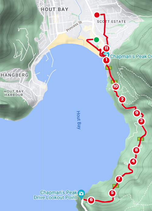 Route map — 12km Race