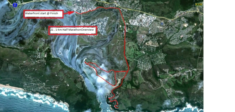 Route map — Half-Marathon