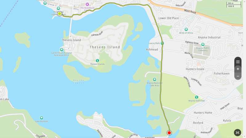 Route map — 10km Race