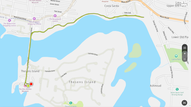 Route map — 5km Fun Run