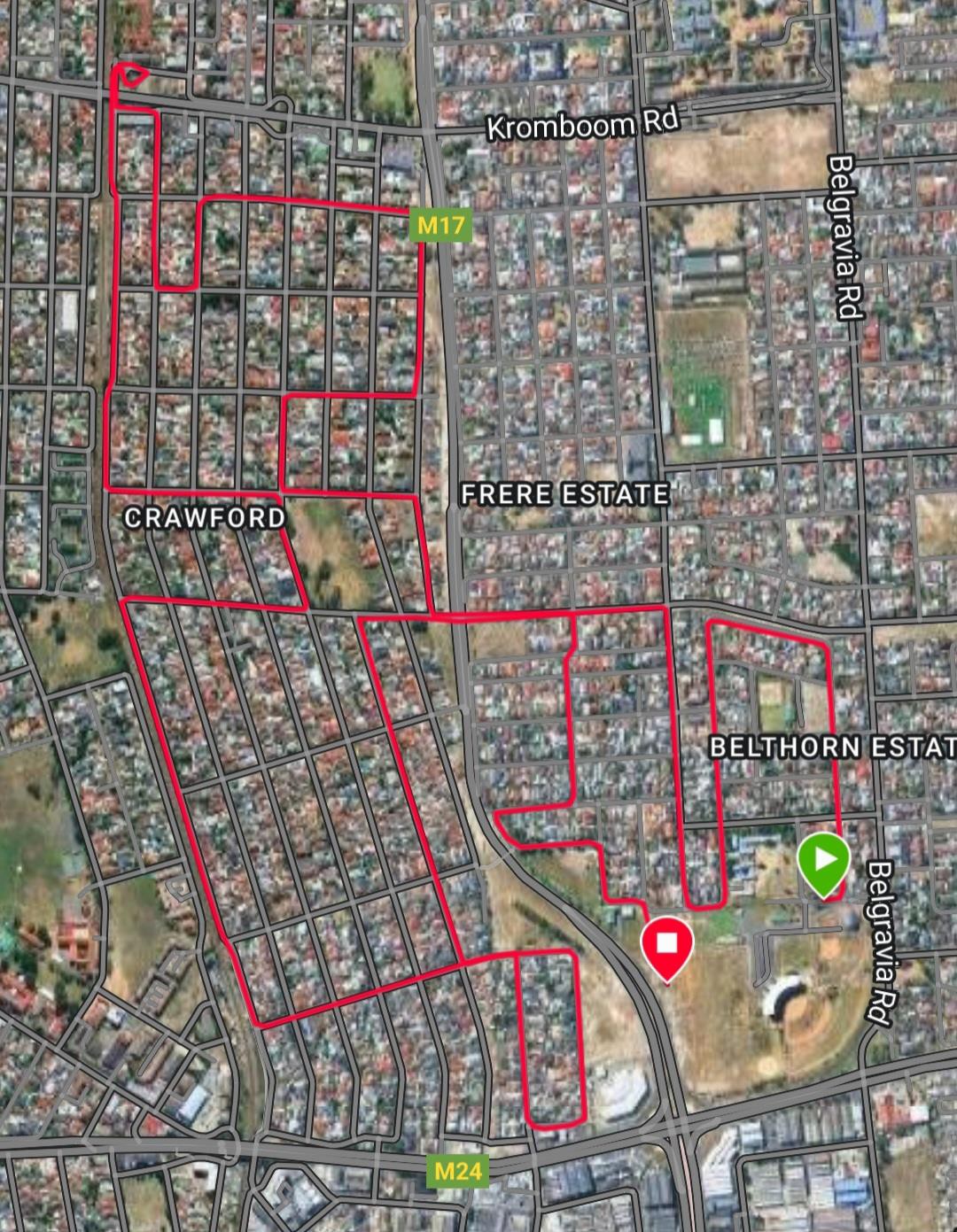 Route map — Top Form 10km