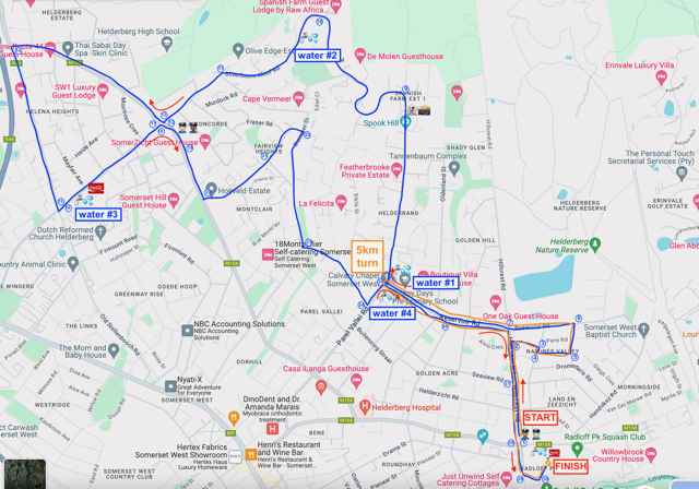 Route map — TimBuild Spookhill Challenge