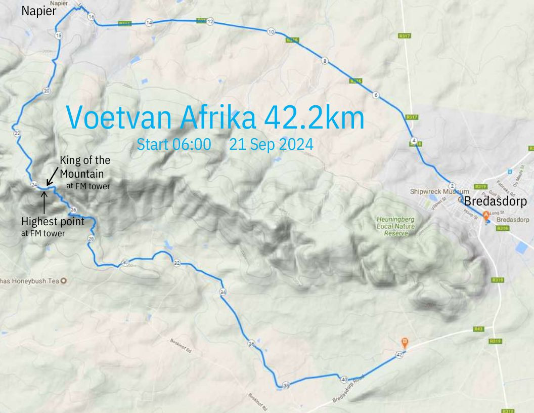 Route map — Marathon