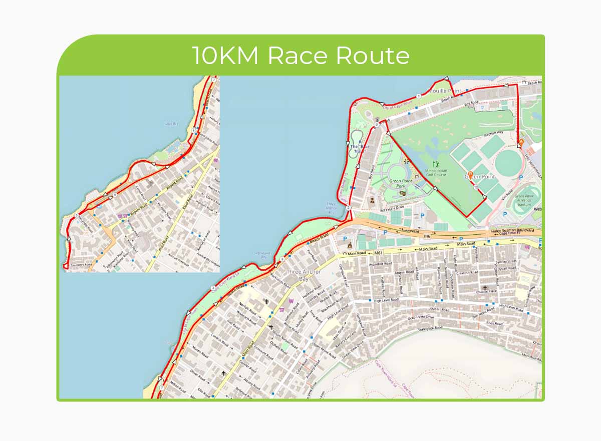 Route map — 10km Race