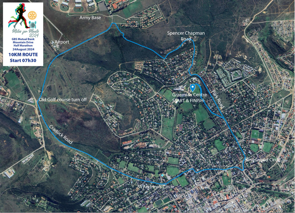 Route map — 10km Race
