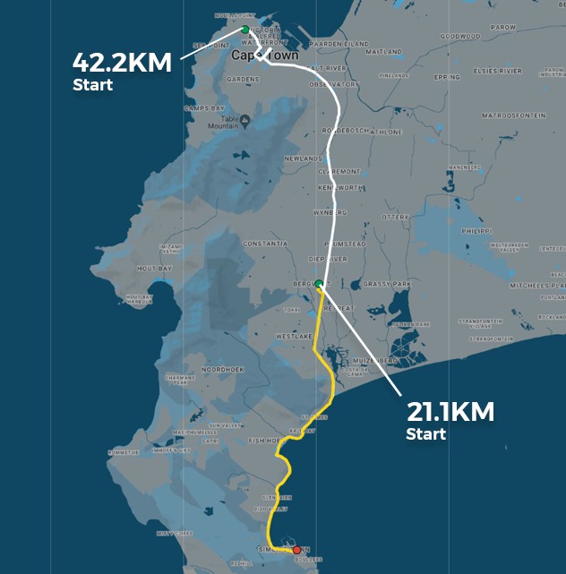 Route map — Balwin Sport Peninsula Marathon
