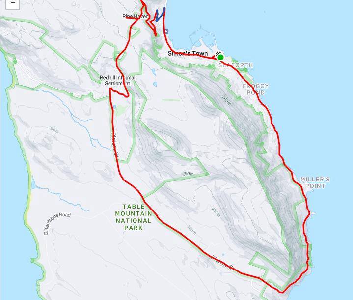 Route map — John Korasie 30km