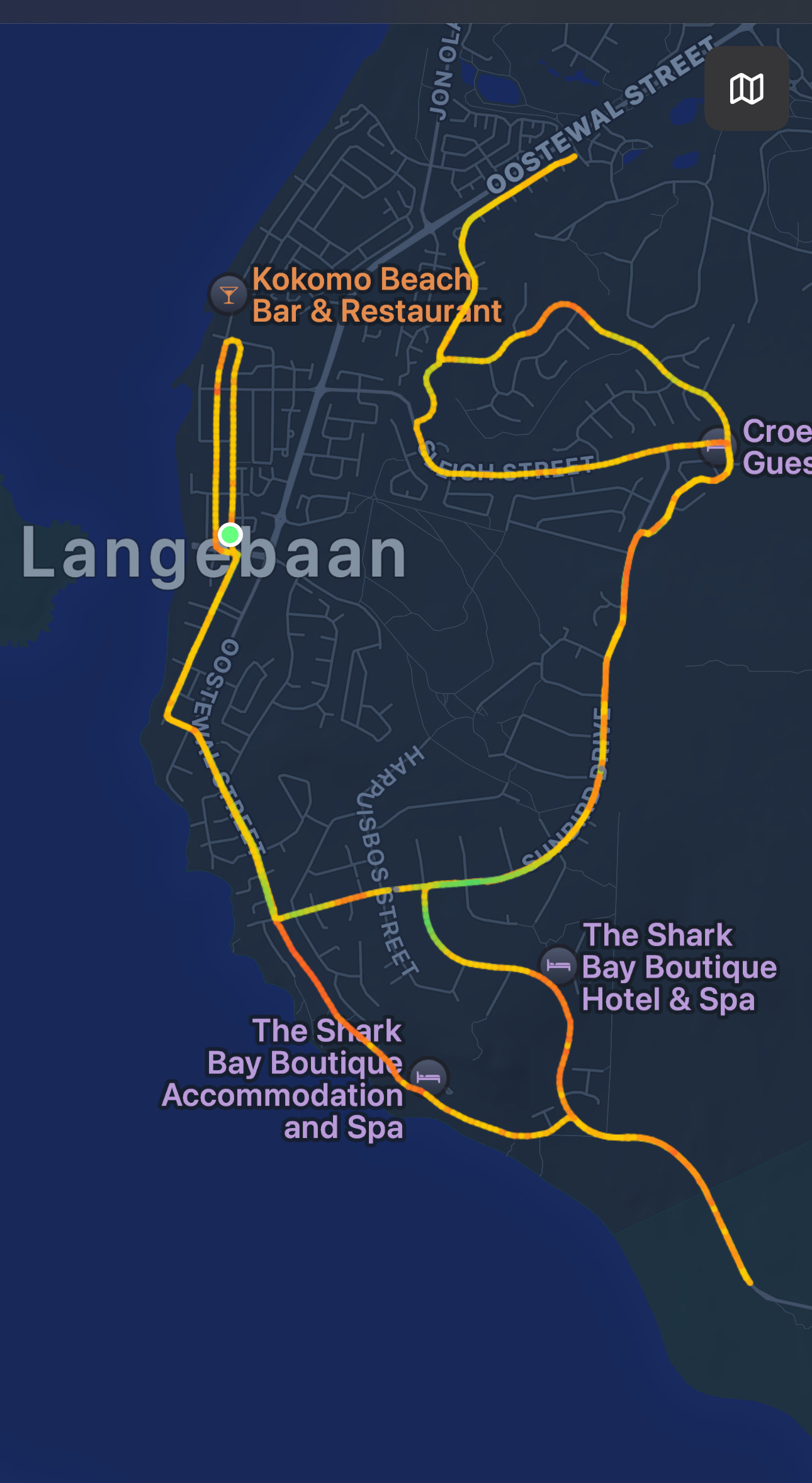 Route map — Half-Marathon