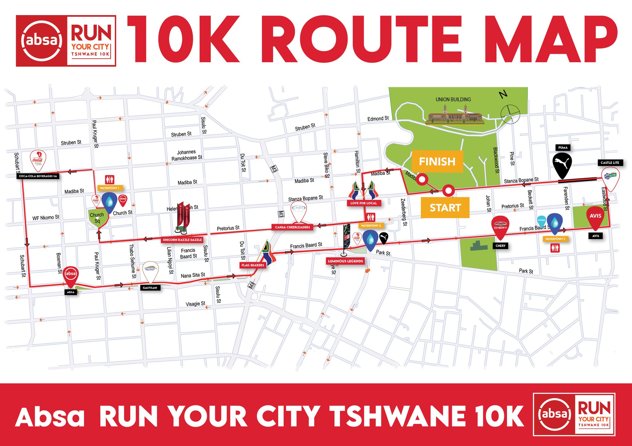 Route map — 10km Race