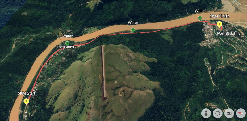 Route map — 5km Fun Run