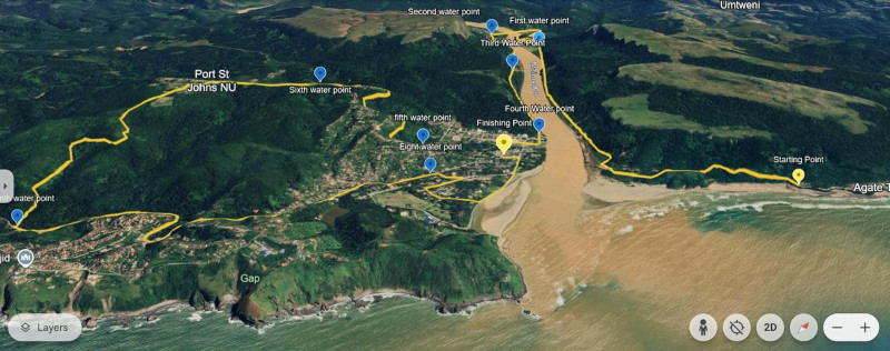 Route map — Half-Marathon
