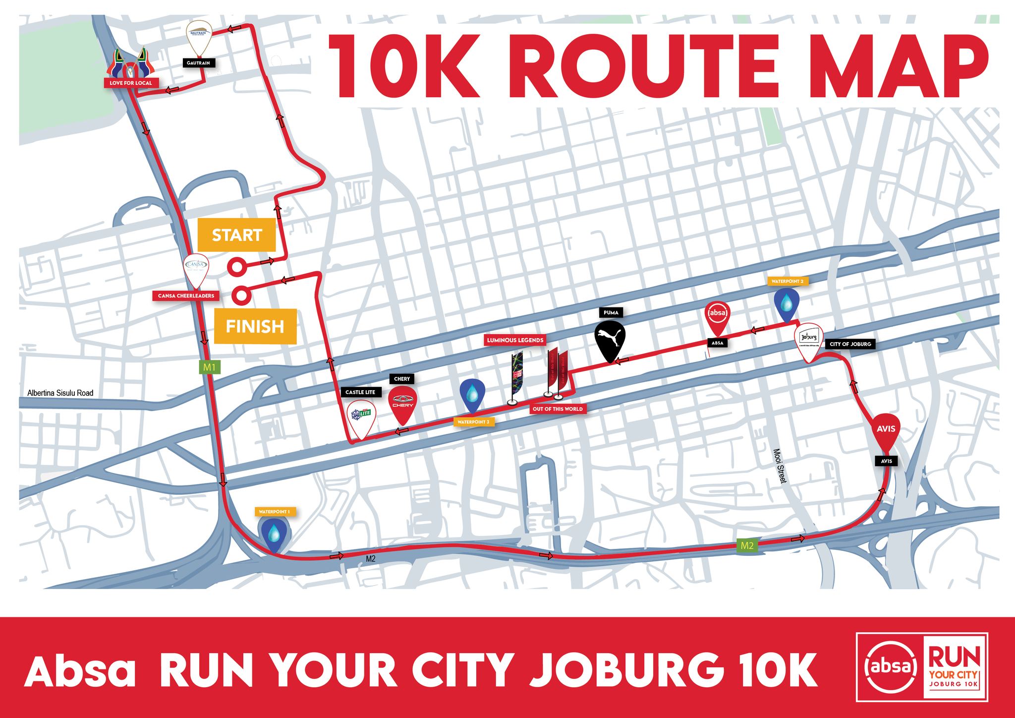 Route map — 10km Race