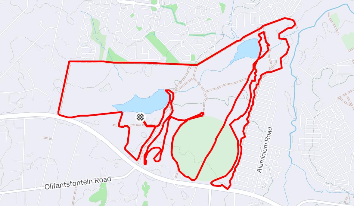 Route map — 21km Trail
