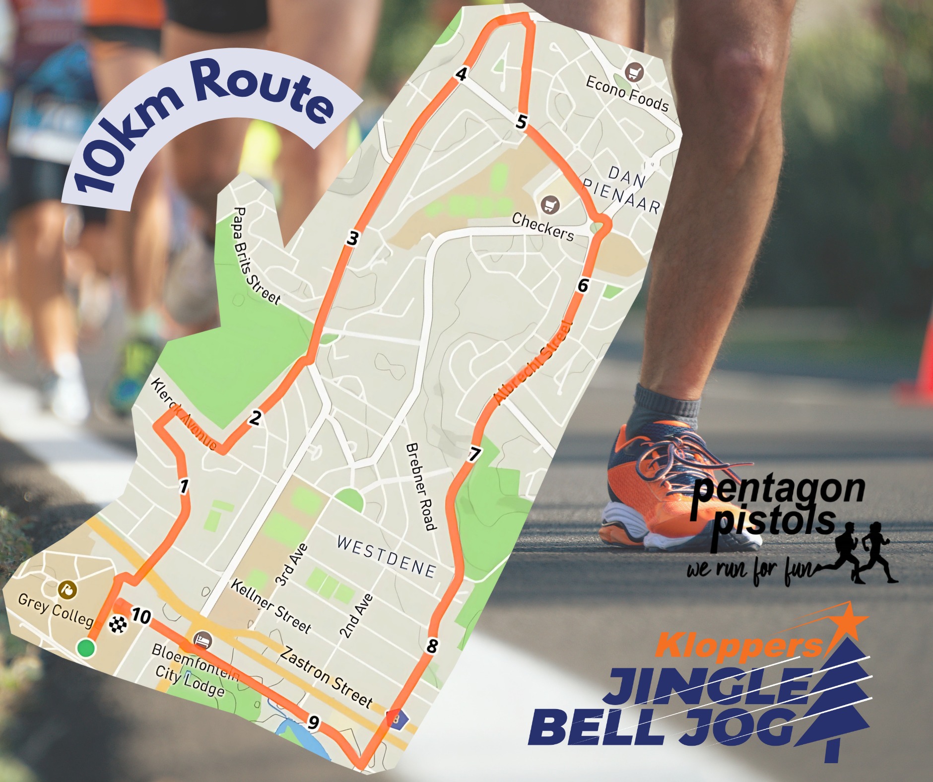 Route map — 10km Race