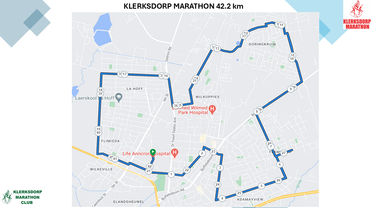 Route map — Marathon