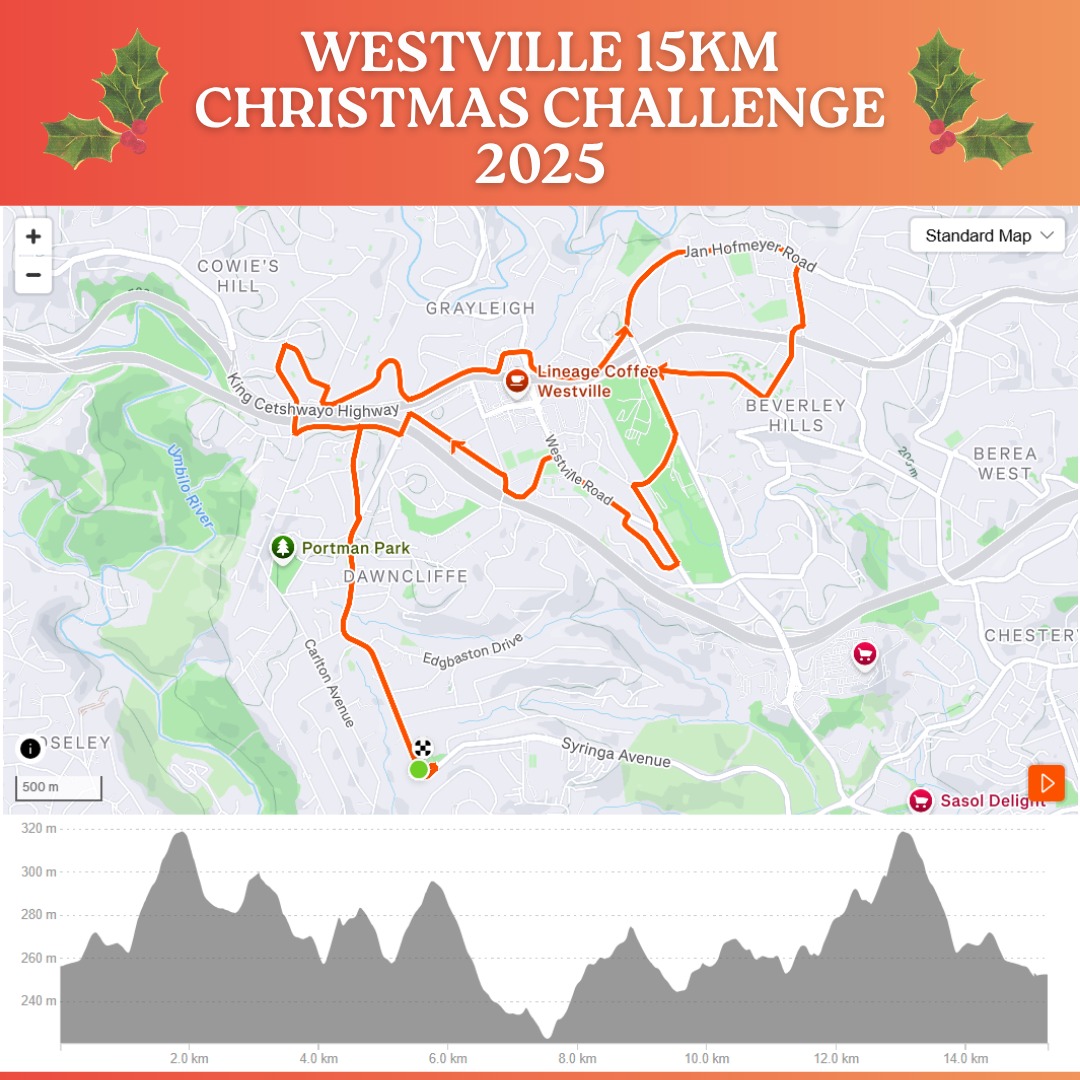 Route map — 15km Race