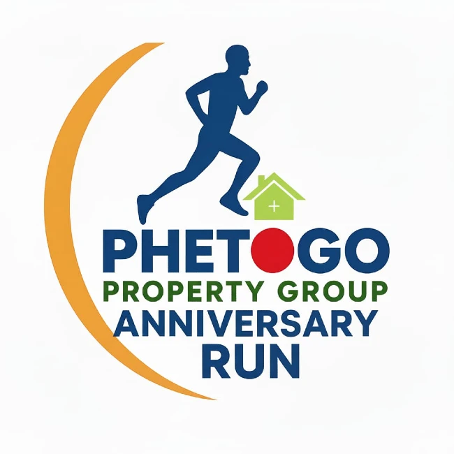 Phetogo Property Anniversary Run logo