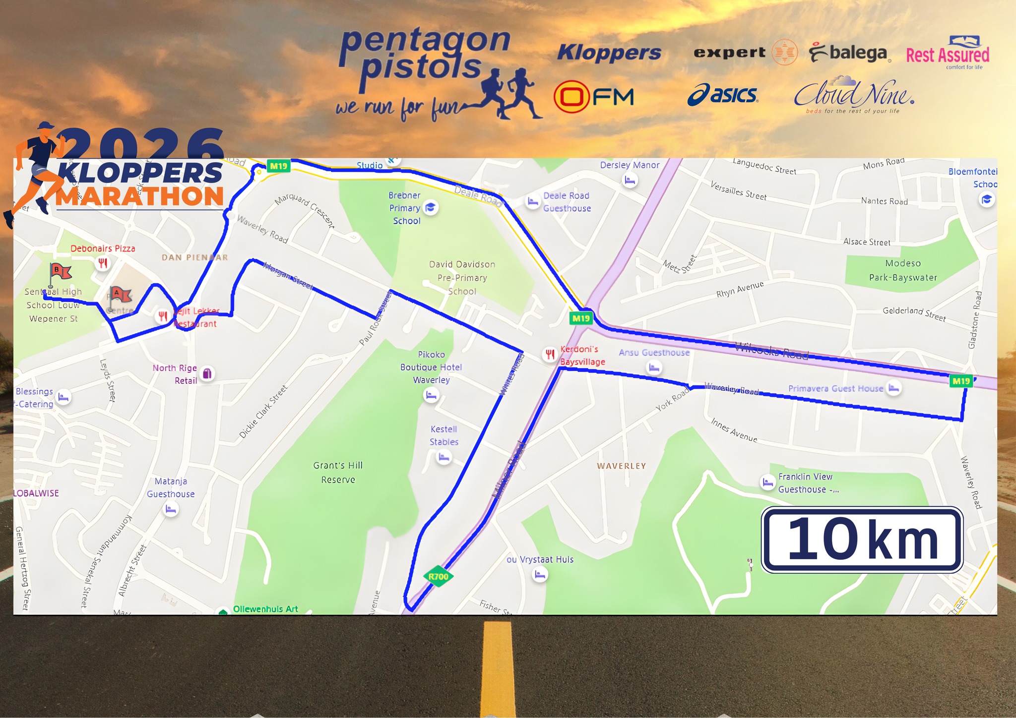 Route map — 10km Race