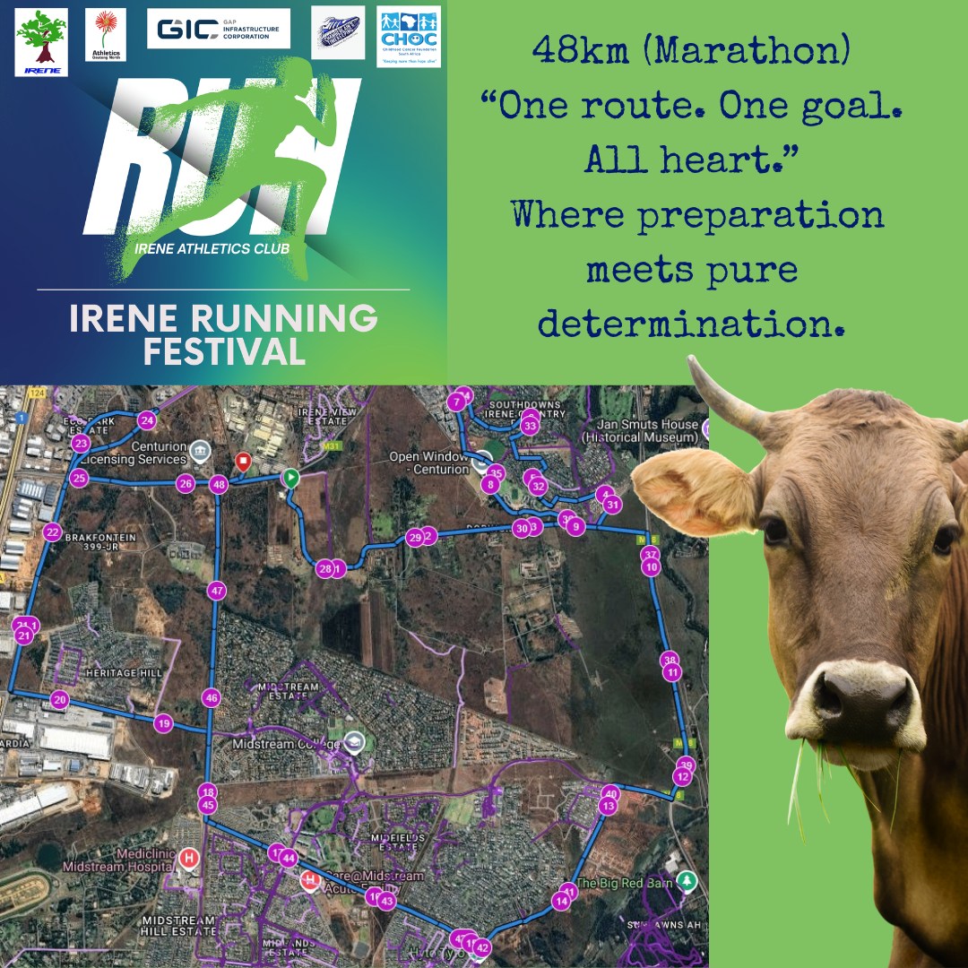 Route map — Irene Ultra Marathon