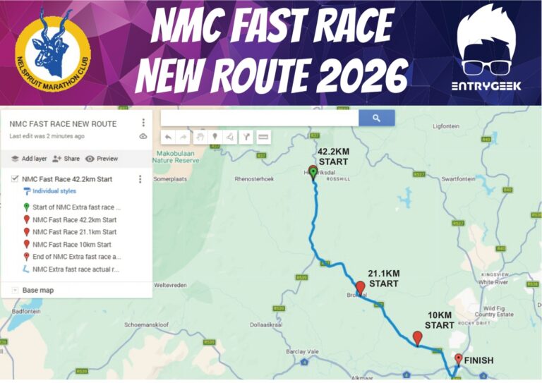 Route map — NMC Fast Race 3-in-1