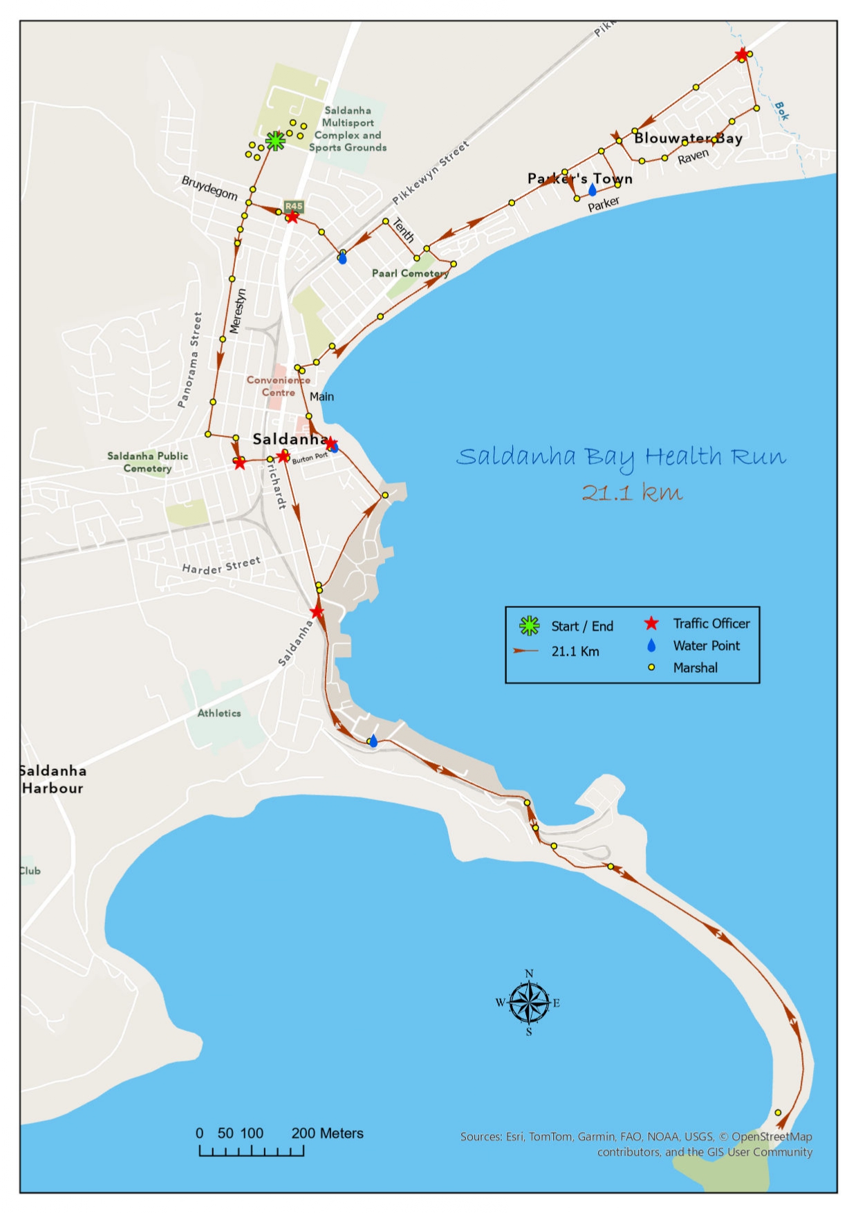 Route map — Half-Marathon