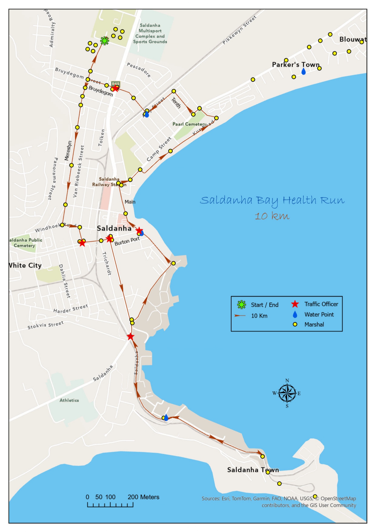 Route map — 10km Race